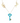 18KT Gold Key Heart Necklace