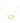 18KT Gold Map Necklace with Emerald