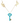 18KT Gold Key Heart Necklace