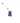 18KT Gold Purple Bear Necklace