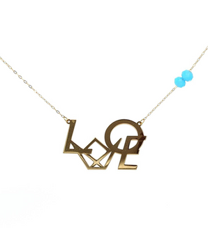 18KT Gold Love Necklace