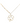 18KT Gold Flower Clip Necklace