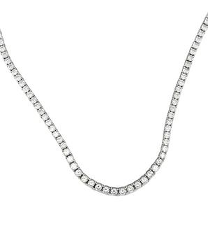 18KT Gold Zircon Necklace