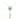 18KT Gold Eye Love Necklace