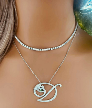 ZS Jewelry 18KT Gold Diamond Necklaces