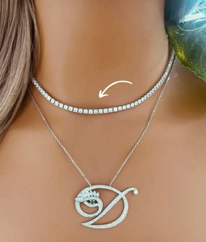 ZS Jewelry 18KT Gold Diamond Necklaces