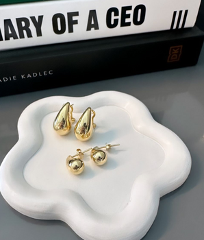 18KT Gold Waterdrop Earrings