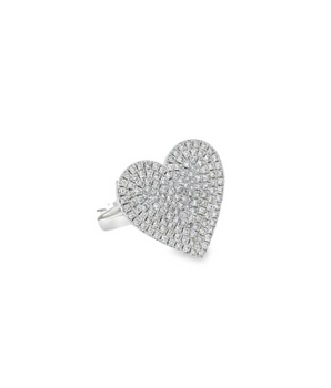 1.28CT Heart Shaped Diamond Ring in 18KT Gold