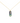 18KT Gold Necklace with Vertical Enamel Charm