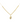 18KT Gold Oval Zircon Cuban Necklace