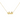 18KT Gold Love Necklace with Zircon