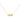 18KT Gold Love Necklace with Zircon