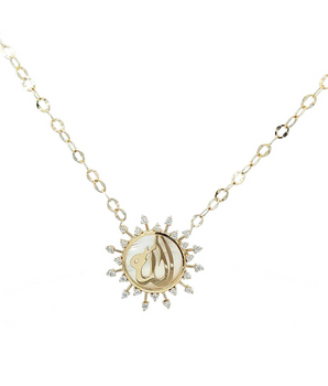 18KT Gold Lord Arabic Necklace