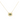 18KT Gold Sun Eye Pendant Necklace