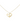 18KT Gold King of Heart with Zircon Necklace