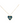 18KT Gold Blue Enamel Evil Eye Necklace
