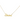 18KT Gold Blessed Necklace with Zircon