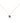 18KT Gold White Enamel Evil Eye Necklace