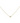 18KT Gold Zircon Necklace