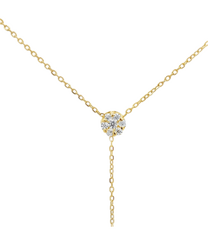 18KT Gold Elegant Pendant Necklace