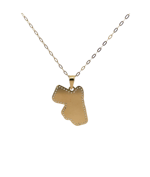 18KT Gold Customizable Enamel Charm