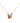 18KT Gold Love Zircon Necklace