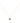 18KT Gold Green Star Necklace