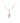 18KT Gold Customized Enamel Heart Necklace