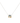 18KT Gold hanging Enamel Eye Necklace