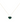 18KT Gold Malachite Heart Necklace