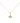 18KT Gold Zircon Pearl Necklace