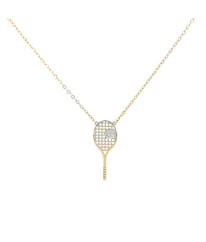 18KT Gold Tennis Necklace