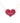 18KT Gold Diamond Pink Heart Necklace