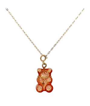 18KT Gold Gummybear Resin Charm