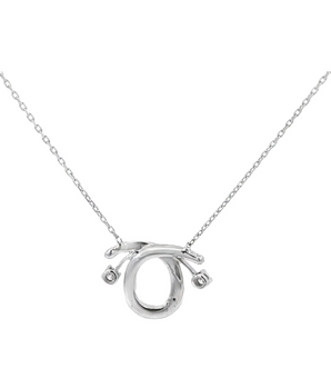 18KT White Gold Diamond Necklace