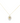 18KT Gold Hamza Zircon Necklace