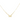 18KT Gold Butterfly Paperclip Necklace