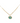 18KT Gold Dual Tone Enamel Necklace