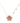 18KT Gold Pink Pearl Blossom Necklace