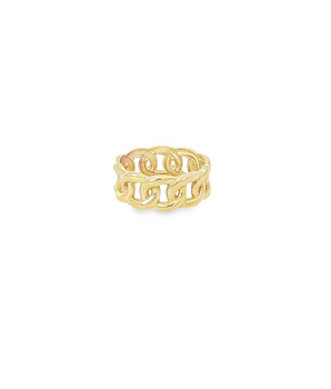 18KT Gold Cuban Ring