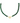 18KT Gold Green Malachite Necklace