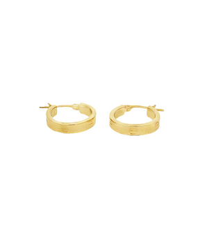 18KT Gold Hoop Earrings