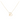 18KT Gold Gymnastic Lady with Heart Necklace