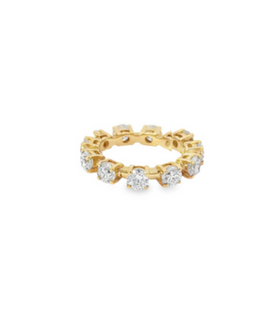 2.56CT Diamond Cluster Ring in 18KT Gold