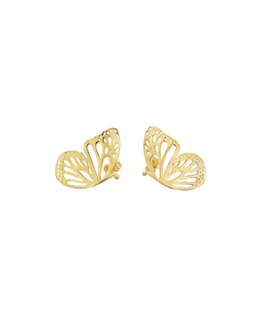 18KT Gold Elegant Butterfly Earrings