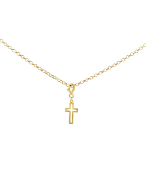 18KT Gold Cross Pendant