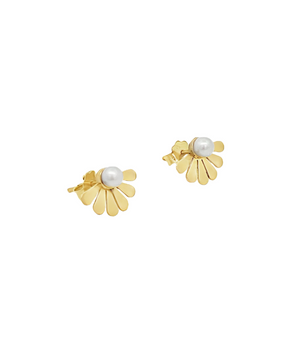 18KT Gold Flower Power Earrings