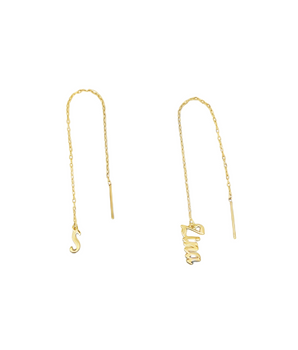 18KT Gold Customized Earrings