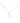 18KT Gold Map with Heart Necklace