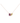 18KT Rose Gold Emerald and Marquise Shaped Semi-Precious Stones Necklace
